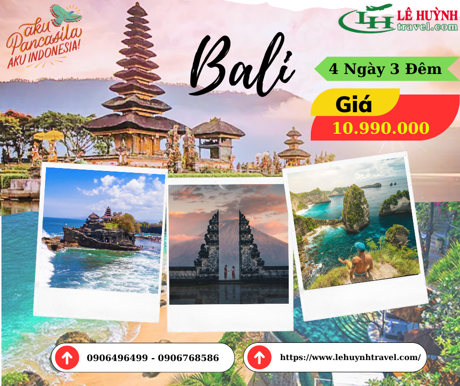 Du lịch Bali - Thiên Đường Nghỉ Dưỡng 4N3Đ
